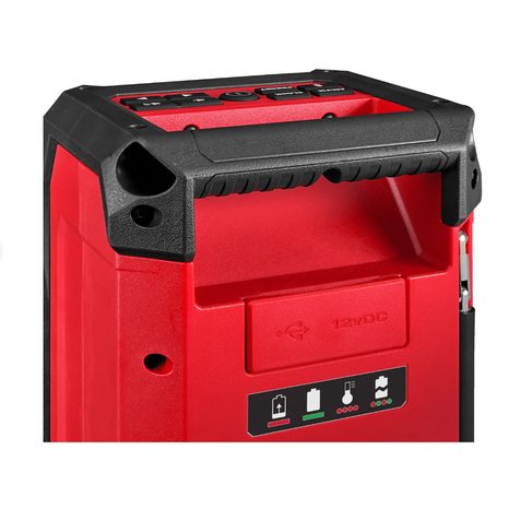 Aku rádio Milwaukee M12 RCDAB+0 4933472114 - 8