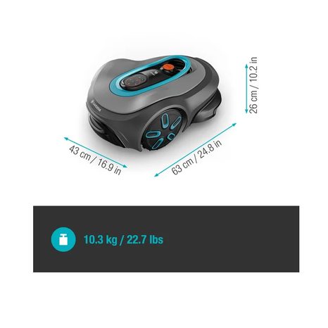 Robotická sekačka Gardena smart SILENO max 900 m² - 2