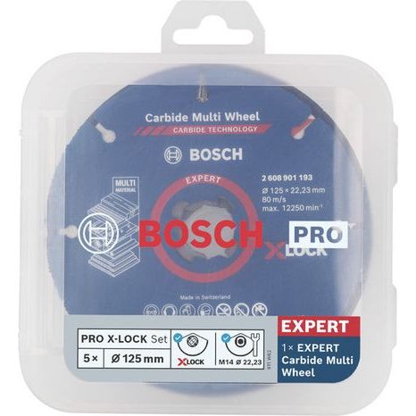 Sada řezných a lamelových kotoučů Bosch PRO 125 mm 2608619374 - 2