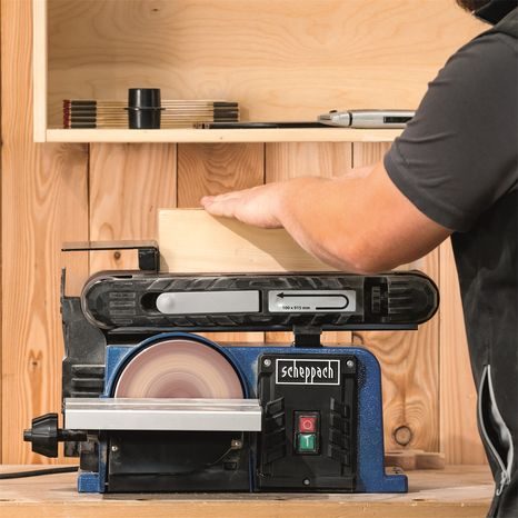 Elektrická pásová a kotoučová bruska Scheppach BTS 900 5903306901 - 3