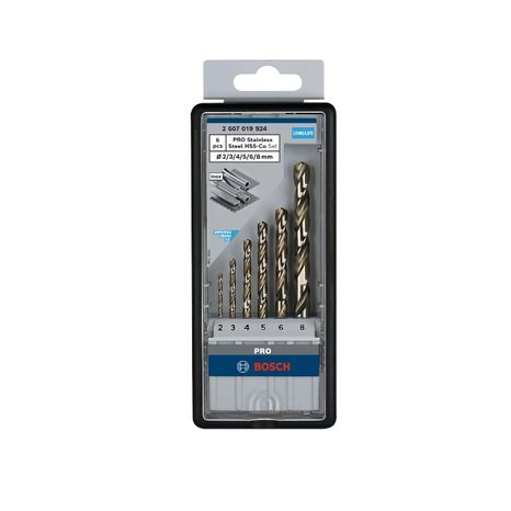 Sada vrtáků do kovu Bosch PRO HSS-CO 6 ks 2607019924