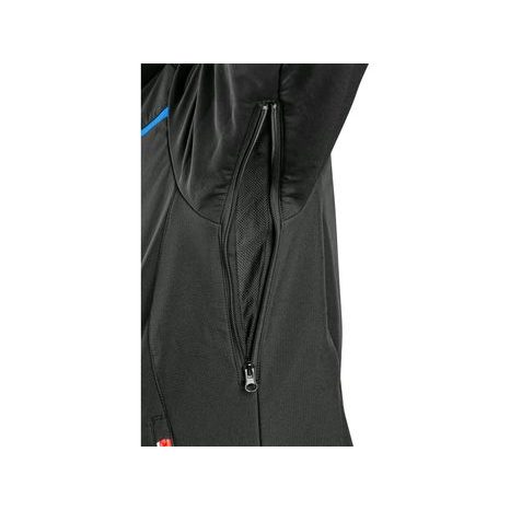 Pánská softshellová bunda CXS NORFOLK, černo-modrá - 5