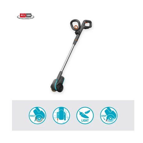 Aku čistič spár Gardena EasyWeed P4A 14820-55 - 2