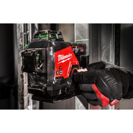 Aku čárový  laserový měřič Milwaukee M12 3PL-0C 4933478103 - 5