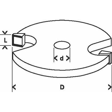 Kotúčová fréza Bosch PRO D 5 2608628403 - 3