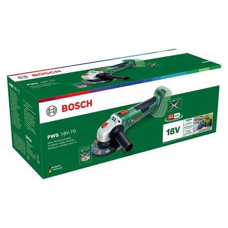 Aku úhlová bruska Bosch PWS 18V-70 06033E6000 - 3
