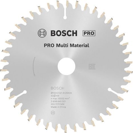 Pilový kotouč Bosch PRO MultiMaterial 150 mm 42T 2608640501