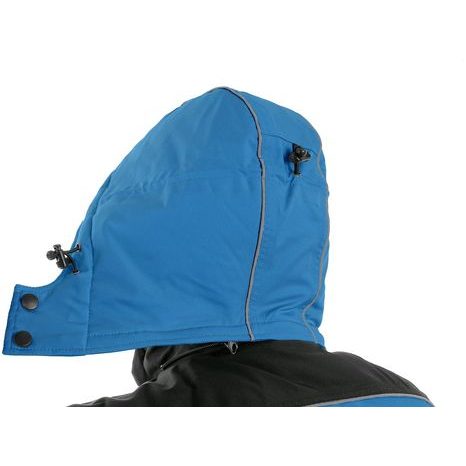 Pánská zateplená bunda CXS BALTIMORE, světle modrá-černá - 3