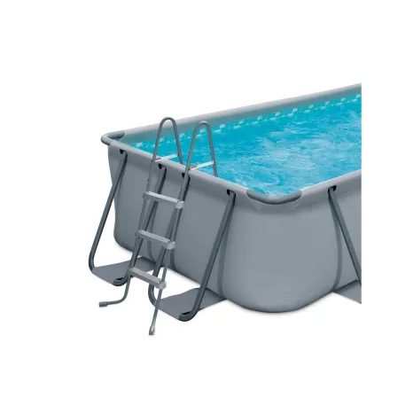 Bazénové schodíky CF 0,91 m sivé - 2