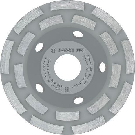 Brusný diamantový hrncový kotouč Bosch PRO Concrete 115 mm 2608601761