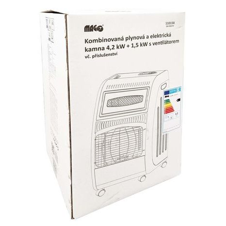 Kombinovaná plynová a elektrická kamna MAGG 110158 - 11