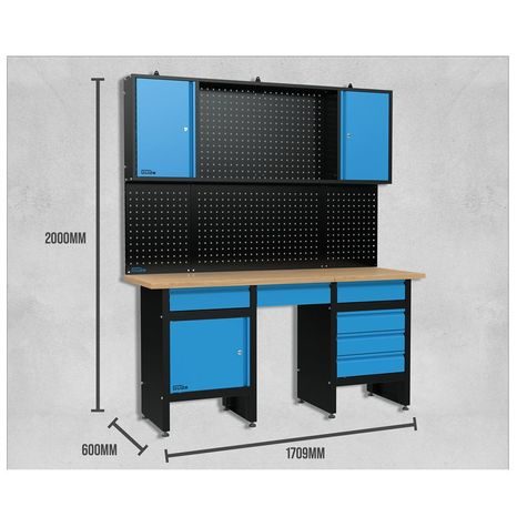 Dílenský nábytek GÜDE GW 6/1 XL 3-dílná sada 40497 - 5