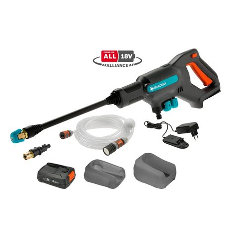 Aku vysokotlaká myčka Gardena AquaClean 24/18V P4A 14800-20