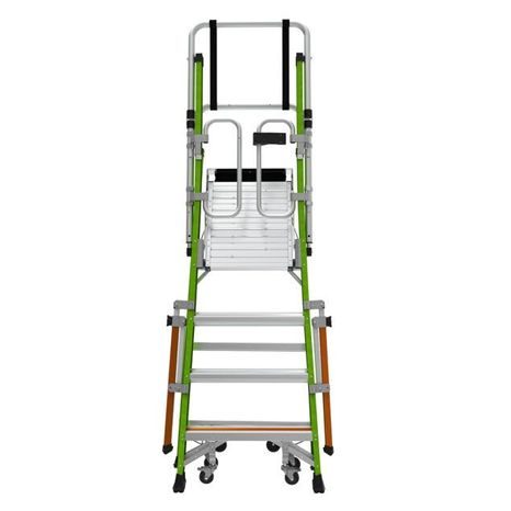Bezpečnostní skládací žebřík LittleGiant Safety Cage 2.0 M4 19704EN - 9
