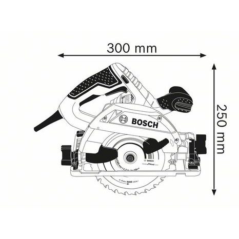 Elektrická okružní pila Bosch GKS 55+ GCE 0601682100 - 4