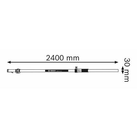 Měřící lať Bosch GR 240 0601094100 - 3