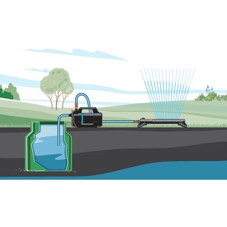 Elektrické povrchové čerpadlo Gardena 4100 Silent sada 9051-20 - 7