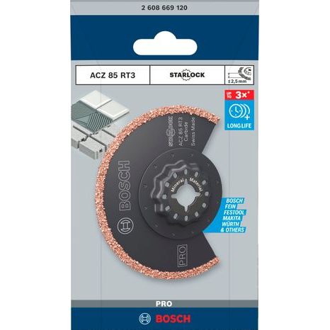 Segmentový pilový kotouč Bosch PRO ACZ 85 RT3 2608669120 - 2