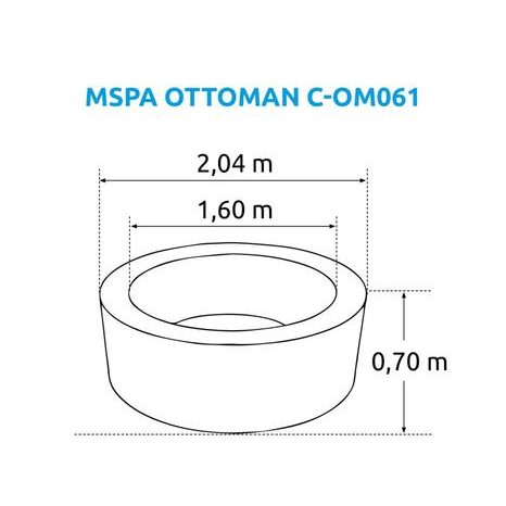 Vířivý bazén MSPA Ottoman C-OM061 11400249 - 2