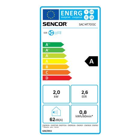 Mobilní klimatizace SENCOR SAC MT7013C - 13