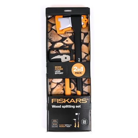 Zánovní - Štípací sekera Fiskars X21 L + sapina XA2 1025438