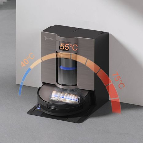 Robotický vysavač ECOVACS DEEBOT X11 OmniCyclone Silver - 21