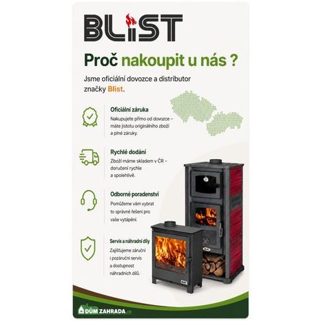 Krbová kamna BLIST B10 - 9kW - 5