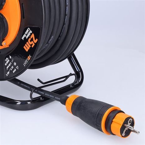 Venkovní prodlužovací kabel SOLIGHT buben 25m, 3x2,5mm² PB41 - 6