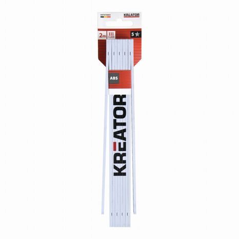 Skládací metr plastový Kreator 2m KRTH70003