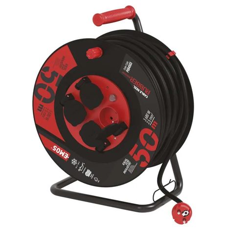 Venkovní prodlužovací kabel na bubnu 50 m, 2,5 mm² EMOS P084503 - 2