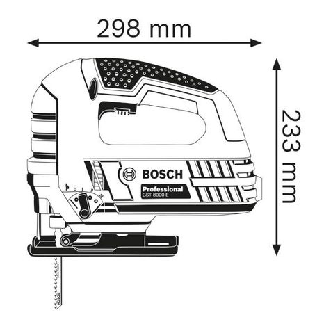 Elektrická přímočará pila Bosch GST 8000 E 060158H000 - 2