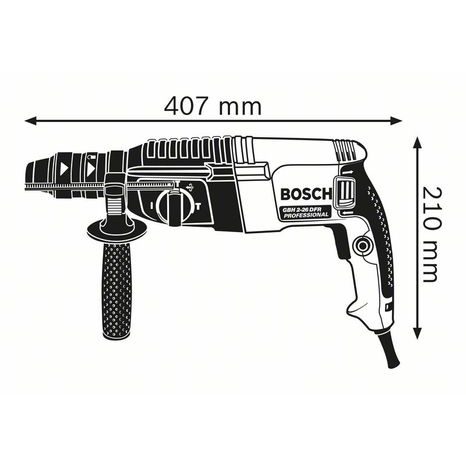 Elektrické vrtací kladivo Bosch GBH 2-26 DFR 0611254768 - 10