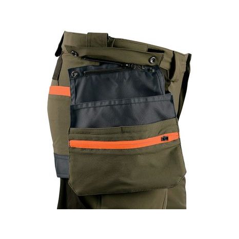 Kalhoty CXS NAOS pánské, khaki-olive - 8