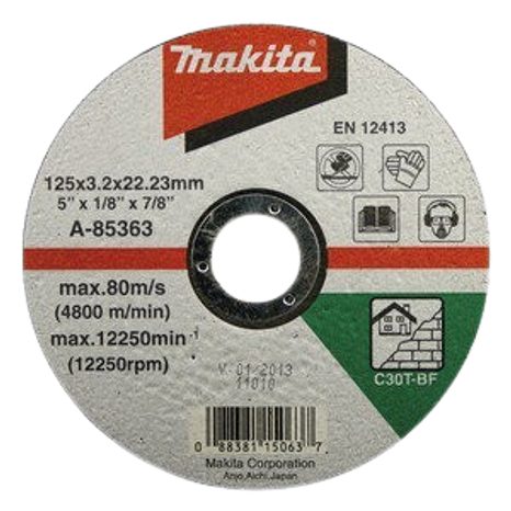 Řezný kotouč Makita 125 x 3,2 mm A-85363