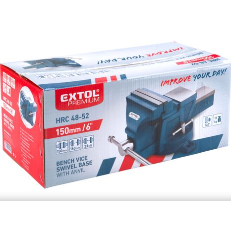 Svěrák otočný EXTOL PREMIUM 150mm 8812624 - 3