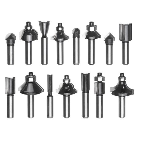 Sada fréz EINHELL, 8 mm, 15 ks 49757291 - 2