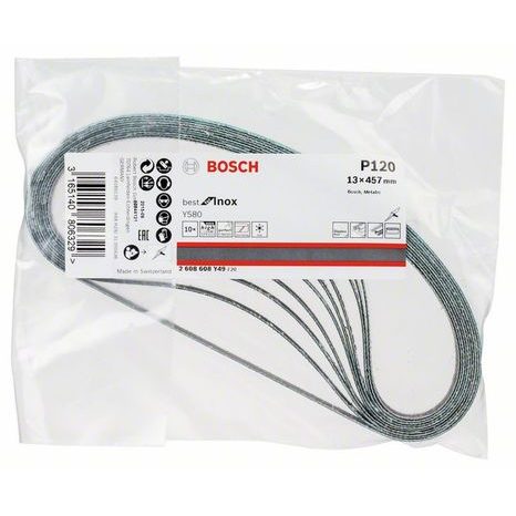 Brusný pás Bosch Y580; 13 x 457 mm, 120 2608608Y49 - 2