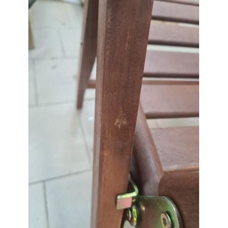 Poškozeno - Zahradní židle ISTANBUL MERANTI VeGA 131 - 4