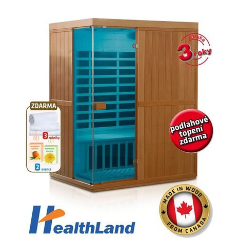 Infrasauna HEALTHLAND DeLuxe 3300 Carbon BT - 3
