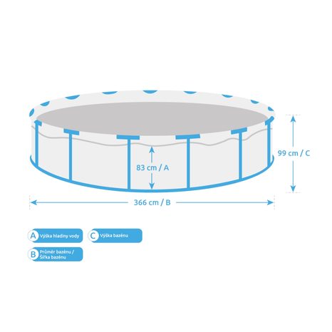 Bazén Florida Marimex 3,66 x 0,99 m bez přísl. 10340246 - 3