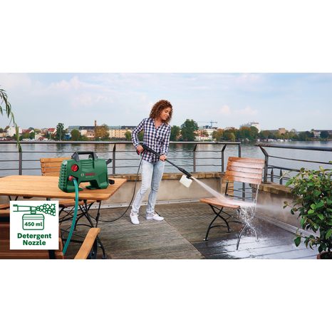 Elektrická vysokotlaká myčka BOSCH EasyAquatak 110 06008A7F00 - 3