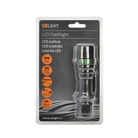 Svítilna LED SOLIGHT kovová 150lm WL09 - 3