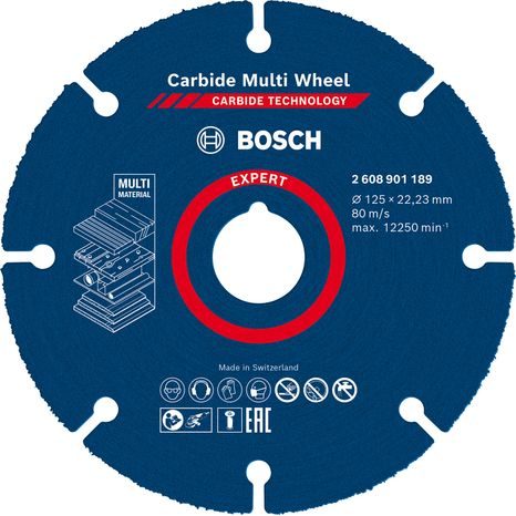 Řezný kotouč Bosch EXPERT Carbide Multi Wheel 125 mm 2608901189