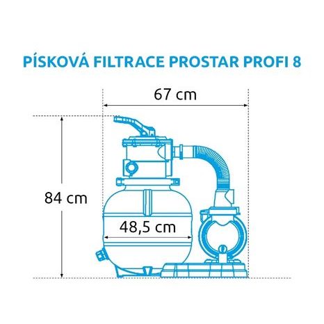 Písková filtrace ProStar Profi 8 Marimex - 10600024 - 2