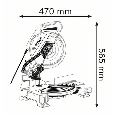 Elektrická pokosová pila Bosch GCM 10 MX 0601B29021 - 2