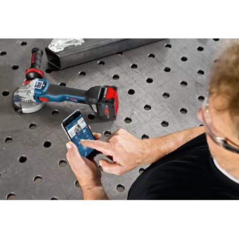 Aku úhlová bruska 150mm Bosch GWS 18V-10SC 06019G350B - 6