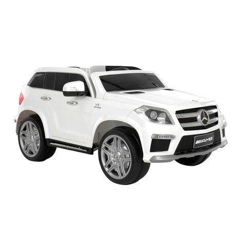 MERCEDES BENZ GL63 WHITE - akumulátorové autíčko - vozítko - 2