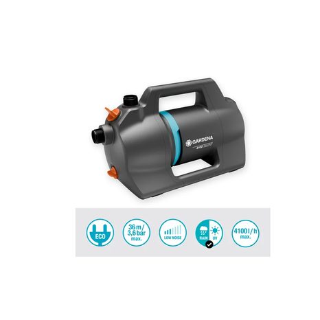 Elektrické povrchové čerpadlo Gardena 4100 Silent 9050-20 - 2