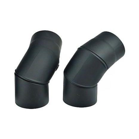 Koleno kouřové 120mm stavitelné / 0 - 90° silnostěnné 1,5mm