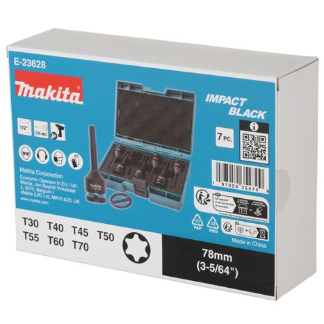 Sada nástrčných klíčů Makita 7ks E-23628 - 3